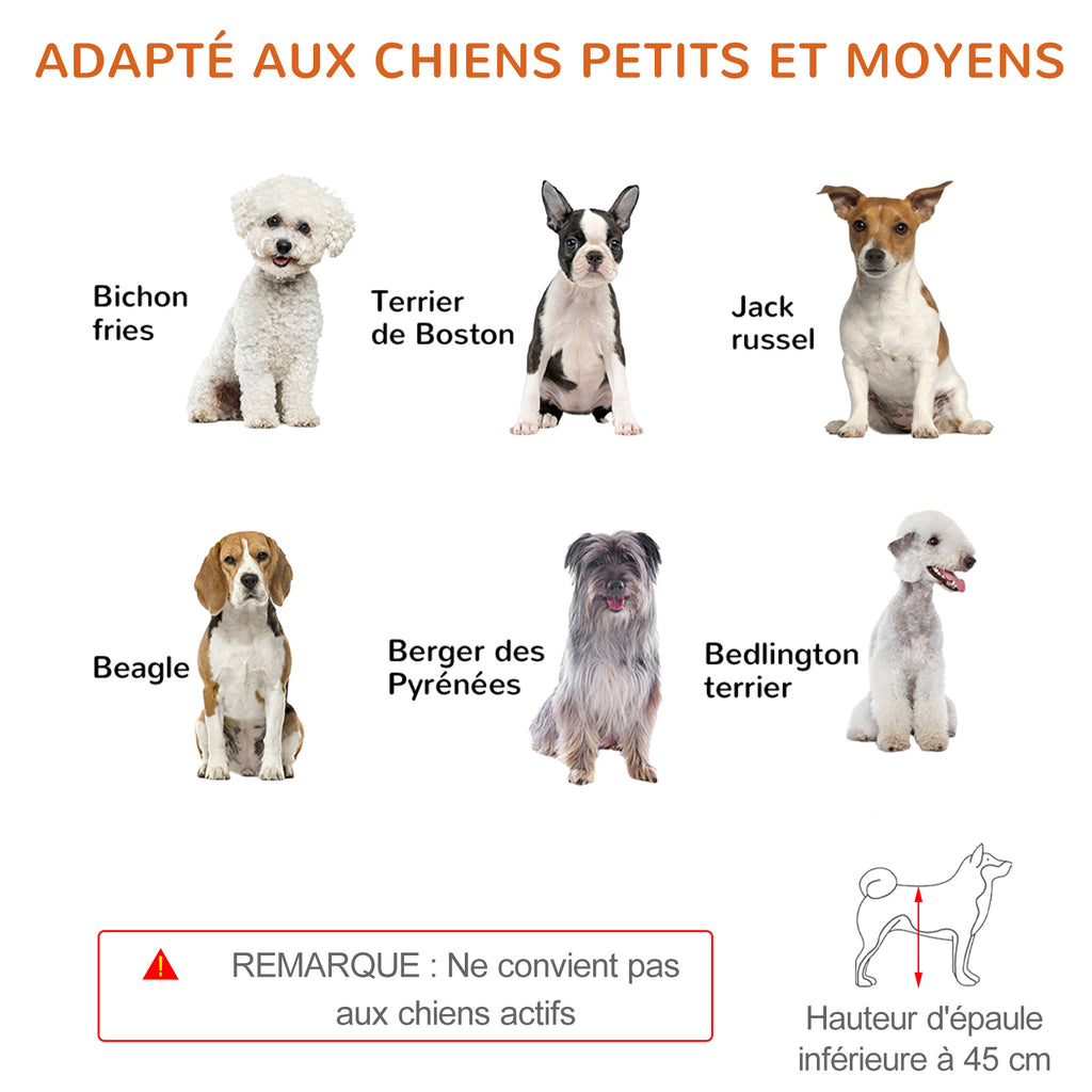 Barrière pour chien en bois autoportante 104-180 cm – vue 4