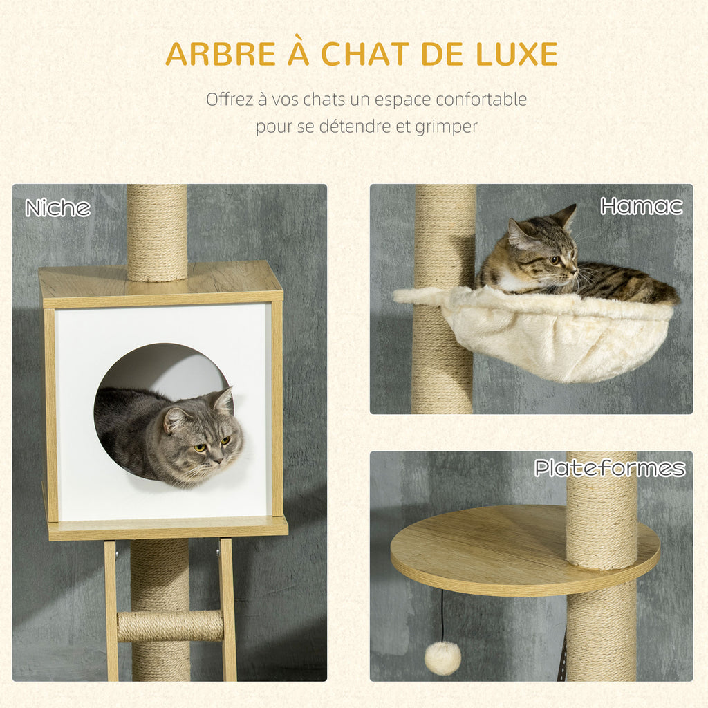 Arbre à chat du sol au plafond 225-285 cm – vue 8