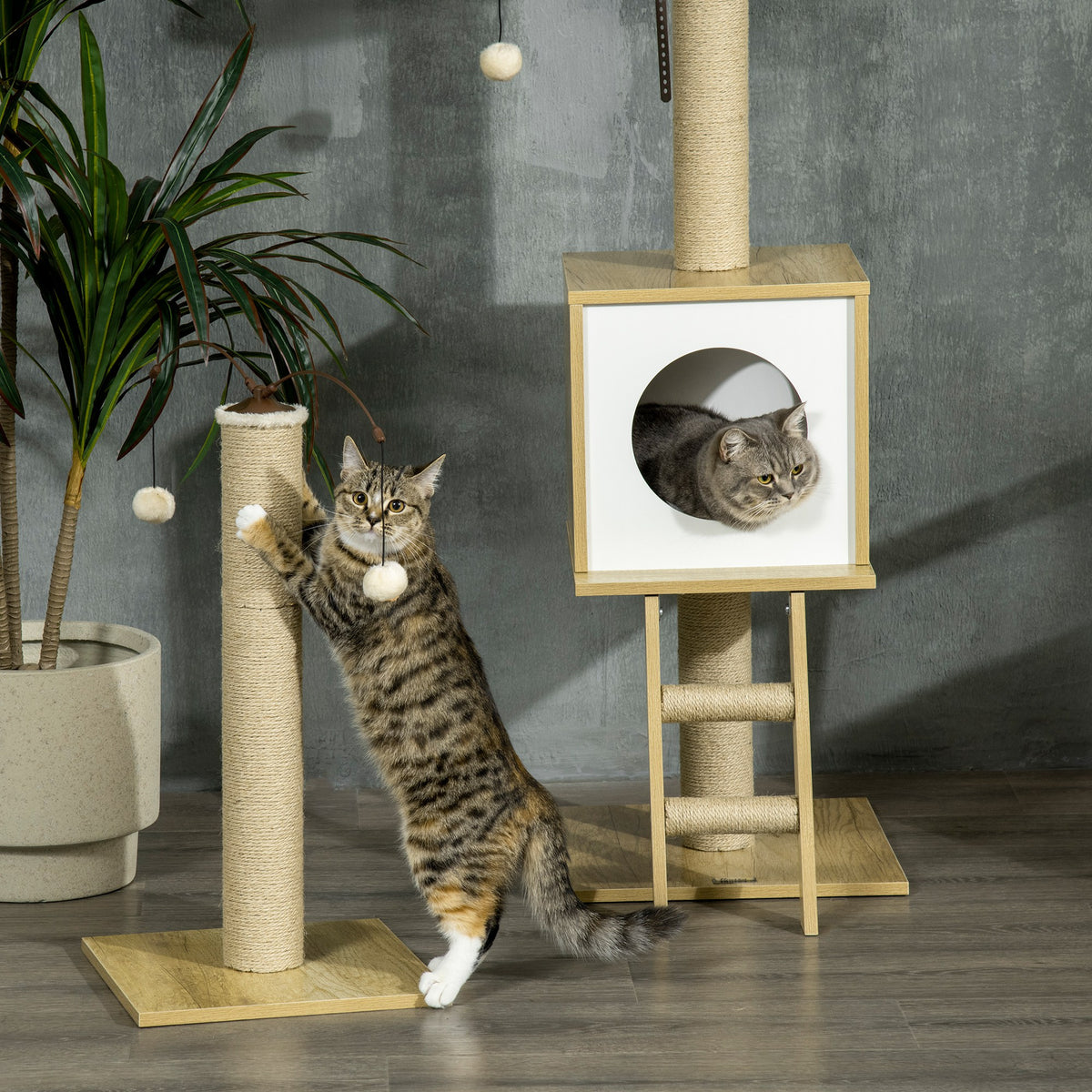 Arbre à chat du sol au plafond 225-285 cm – vue 7
