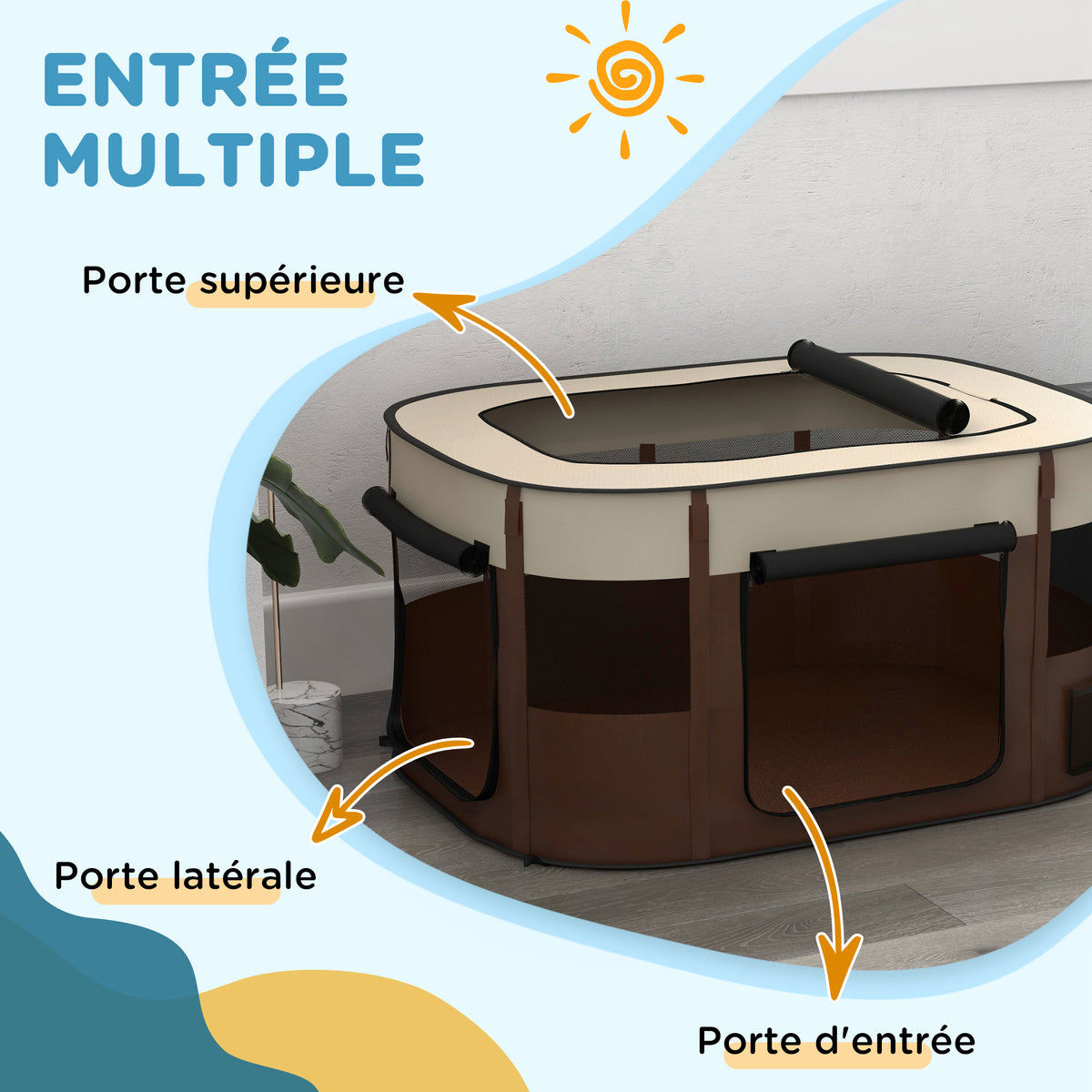 Parc pliable pour chiot – vue 4