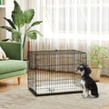 Cage de transport pliable pour petit chien avec coussin