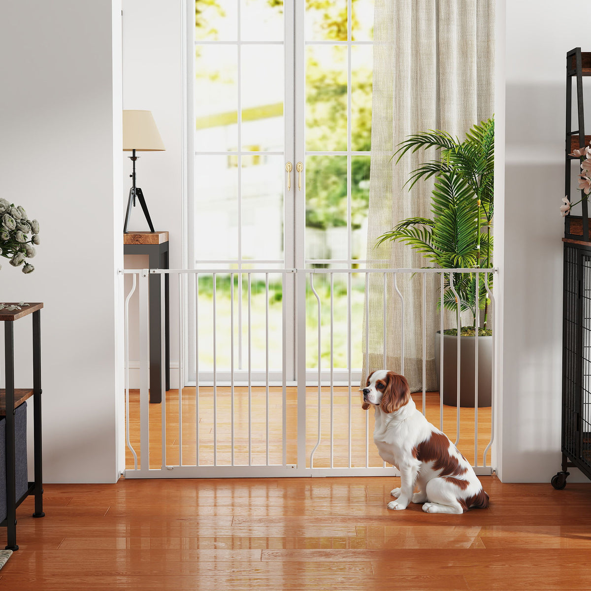 Barrière de sécurité extensible pour chien 75-145 cm – vue 5