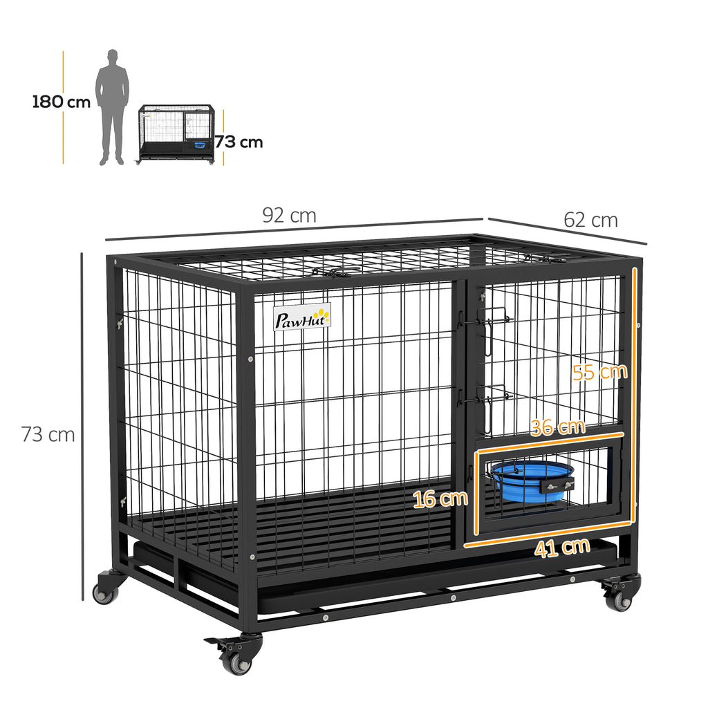 Cage sur roulettes pour grand chien – vue 6