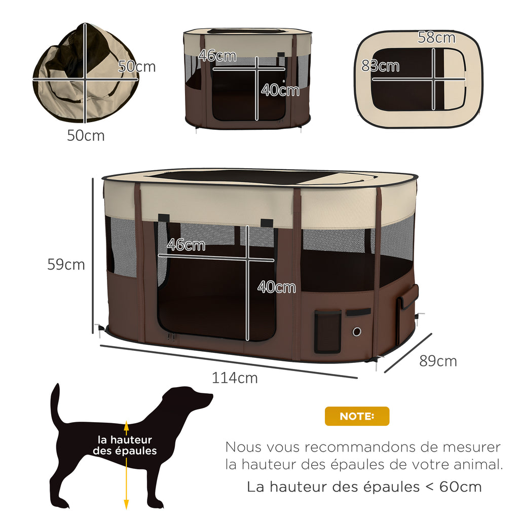 Parc pliable pour chiot – vue 7
