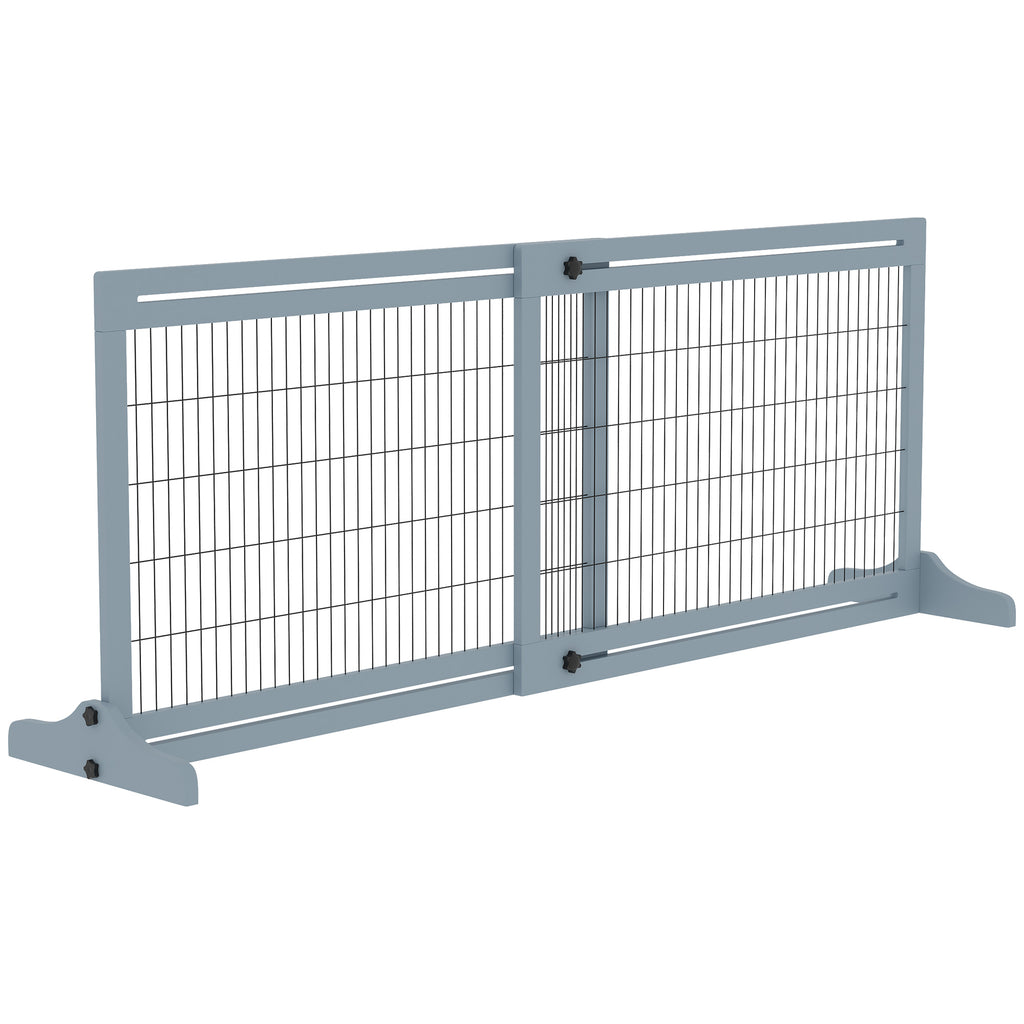 Barrière pour chien en bois autoportante 104-180 cm – vue 6