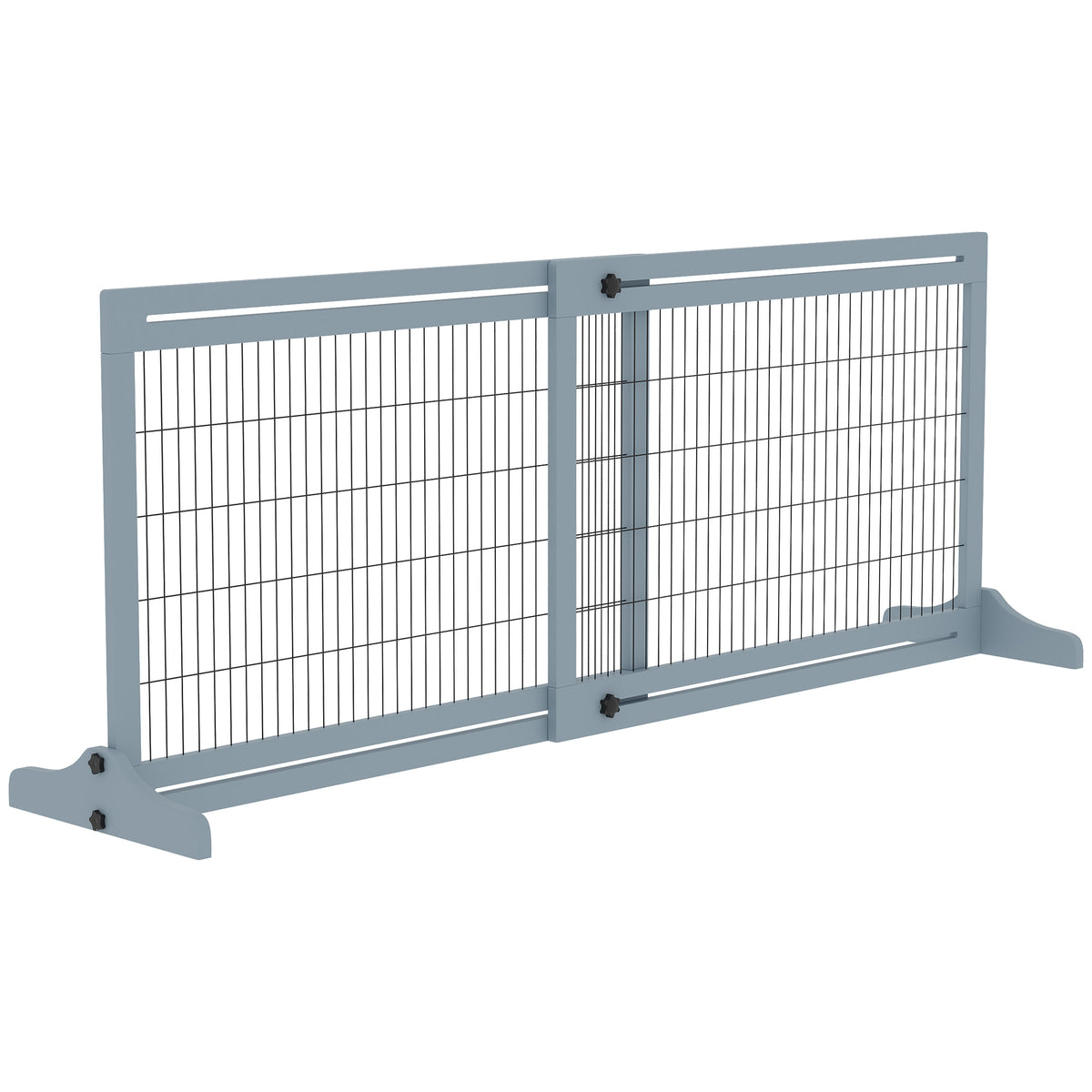 Barrière pour chien en bois autoportante 104-180 cm – vue 6