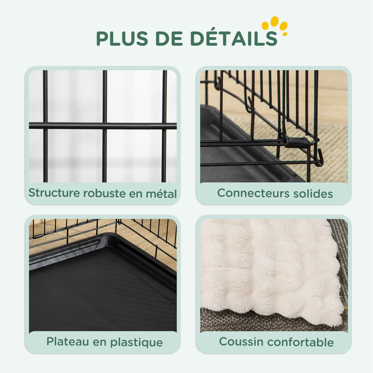 Cage de transport pliable pour petit chien – vue 7
