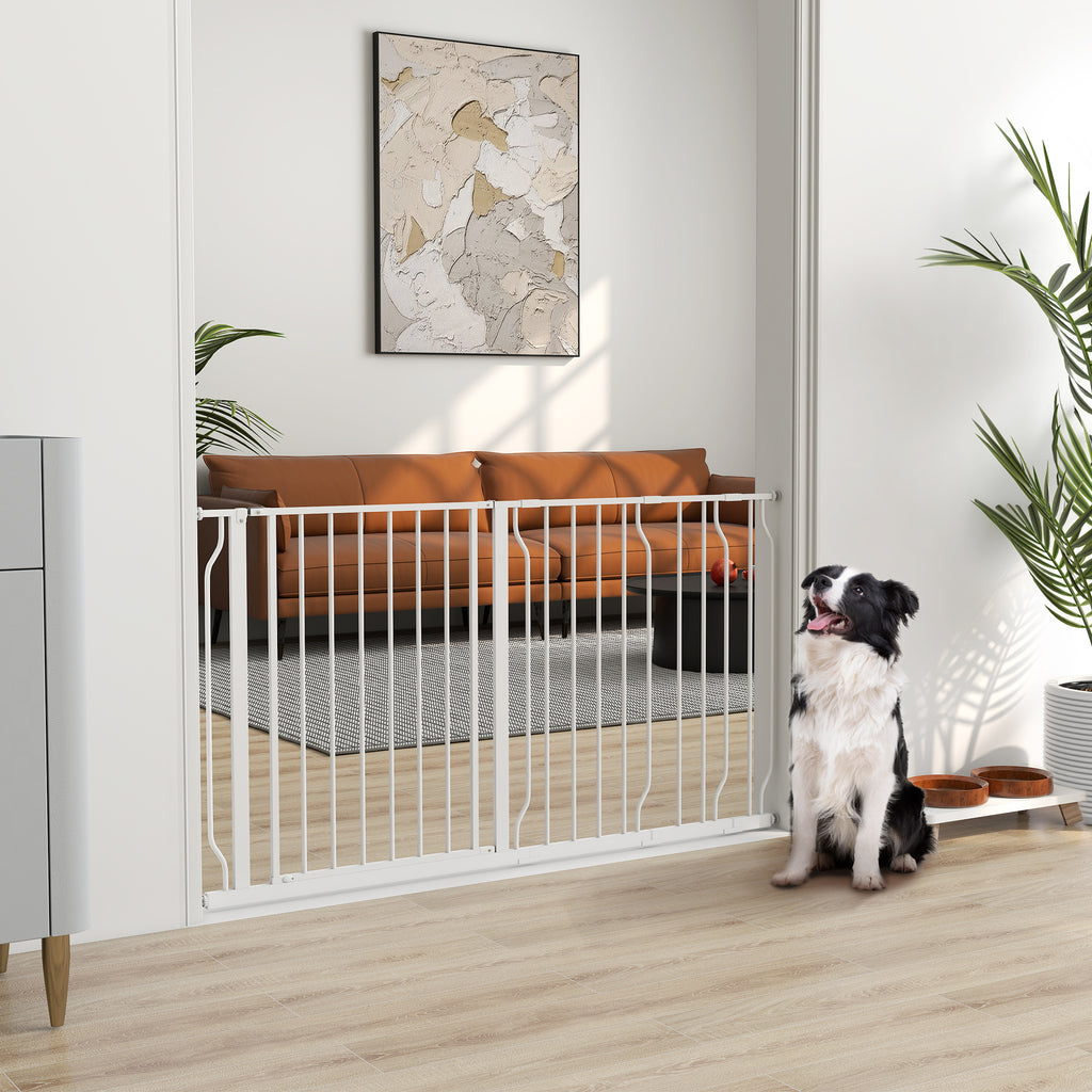 Barrière de sécurité extensible pour chien 75-145 cm – vue 9