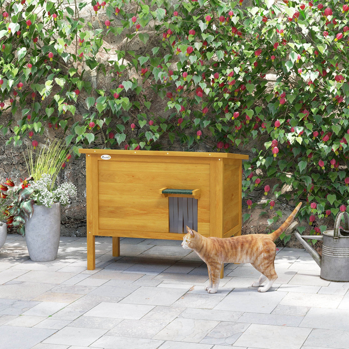 Maison isolée pour chat d'extérieur – vue 4